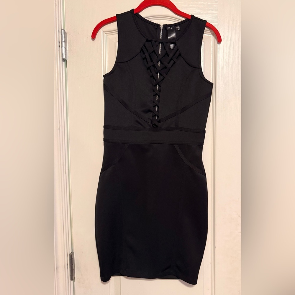 Low-Cut Front Cocktail Dress